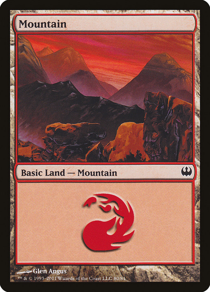 Mountain (80) [Duel Decks: Knights vs. Dragons] - Magic: The Gathering - Card Brawlers | Quebec | Canada |