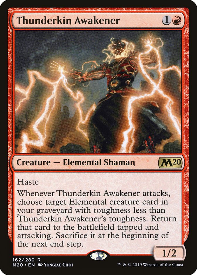 Thunderkin Awakener [Core Set 2020] - Magic: The Gathering - Card Brawlers | Quebec | Canada |