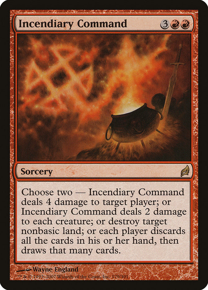 Incendiary Command [Lorwyn] - Magic: The Gathering - Card Brawlers | Quebec | Canada |