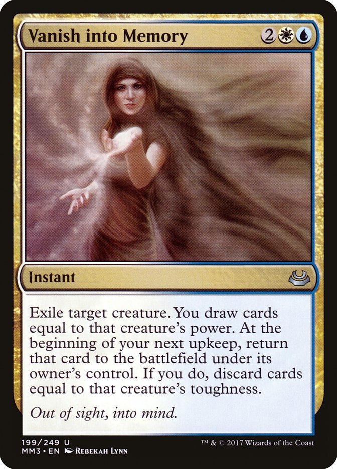 Vanish into Memory [Modern Masters 2017] - Magic: The Gathering - Card Brawlers | Quebec | Canada |