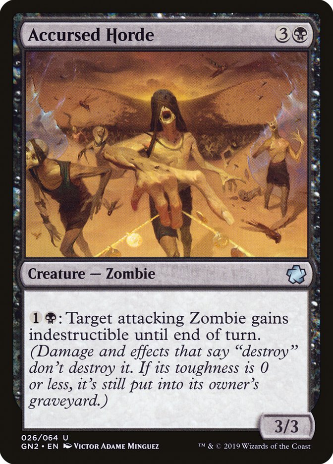 Accursed Horde [Game Night 2019] - Magic: The Gathering - Card Brawlers | Quebec | Canada |