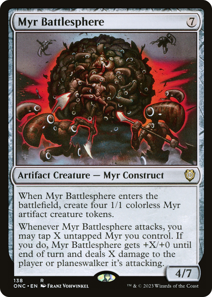 Myr Battlesphere [Phyrexia: All Will Be One Commander] - Magic: The Gathering - Card Brawlers | Quebec | Canada |