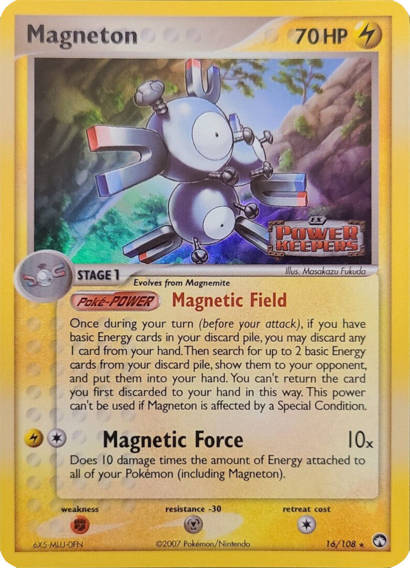 Magneton (16/108) (Stamped) [EX: Power Keepers] - Pokémon - Card Brawlers | Quebec | Canada |