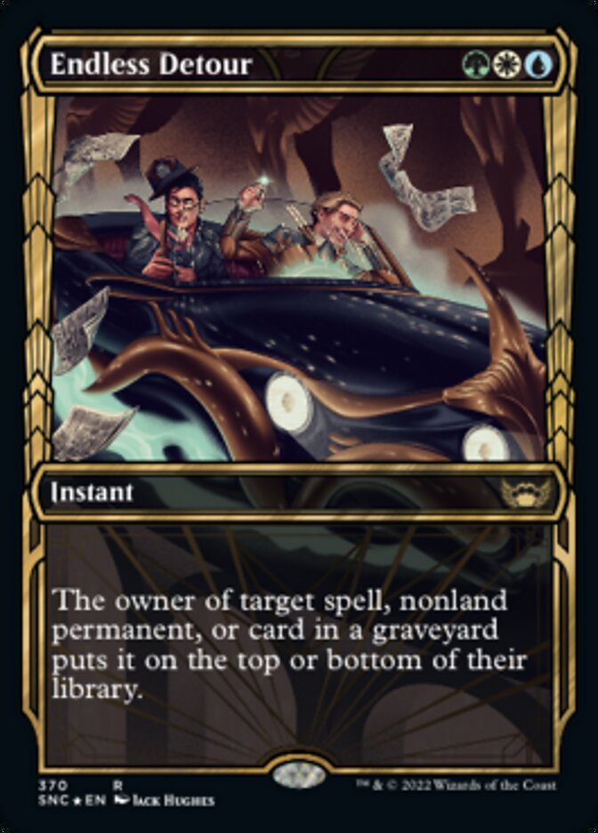 Endless Detour (Showcase Golden Age Gilded Foil) [Streets of New Capenna] - Magic: The Gathering - Card Brawlers | Quebec | Canada |