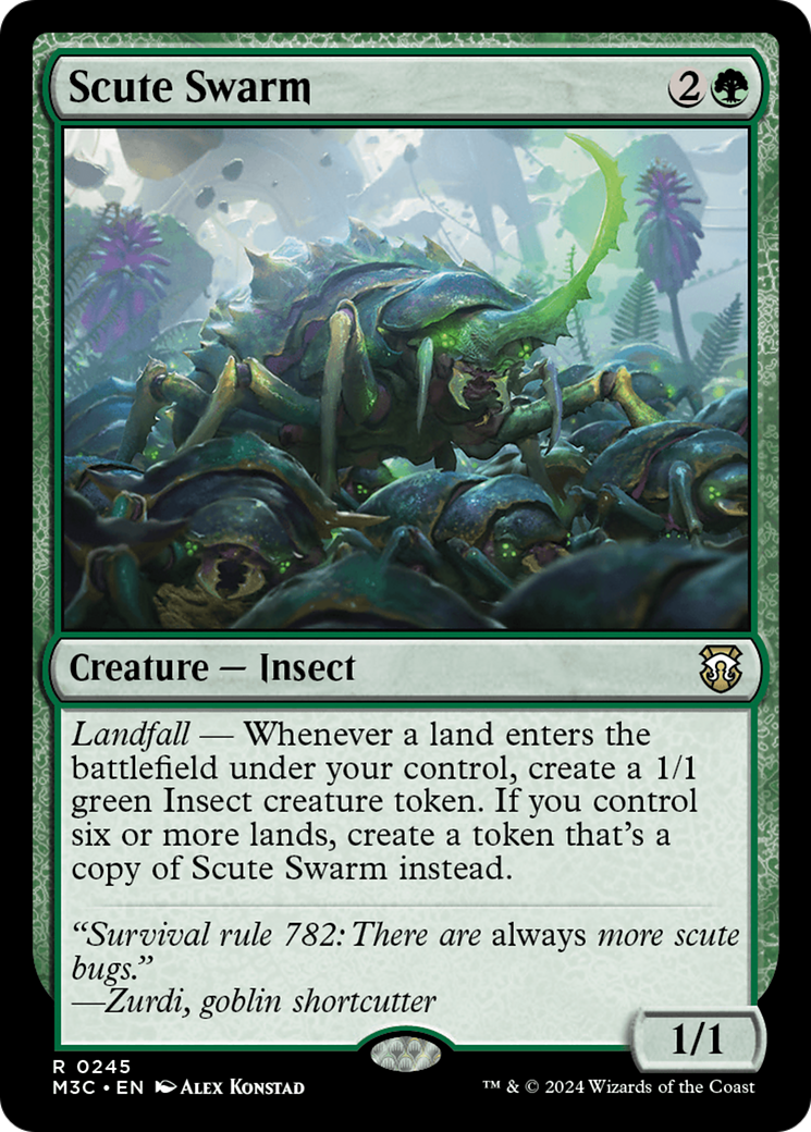 Scute Swarm (Ripple Foil) [Modern Horizons 3 Commander] - Magic: The Gathering - Card Brawlers | Quebec | Canada |