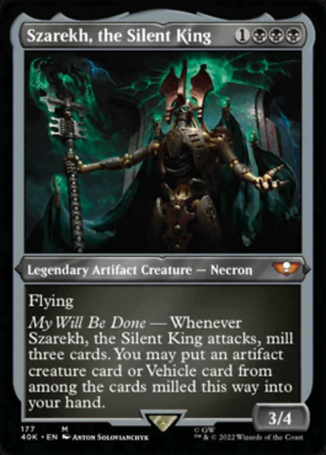 Szarekh, the Silent King (Display Commander) (Surge Foil) [Warhammer 40,000] - Magic: The Gathering - Card Brawlers | Quebec | Canada |
