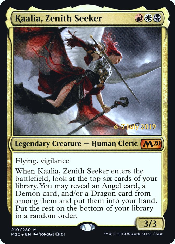 Kaalia, Zenith Seeker [Core Set 2020 Prerelease Promos] - Magic: The Gathering - Card Brawlers | Quebec | Canada |