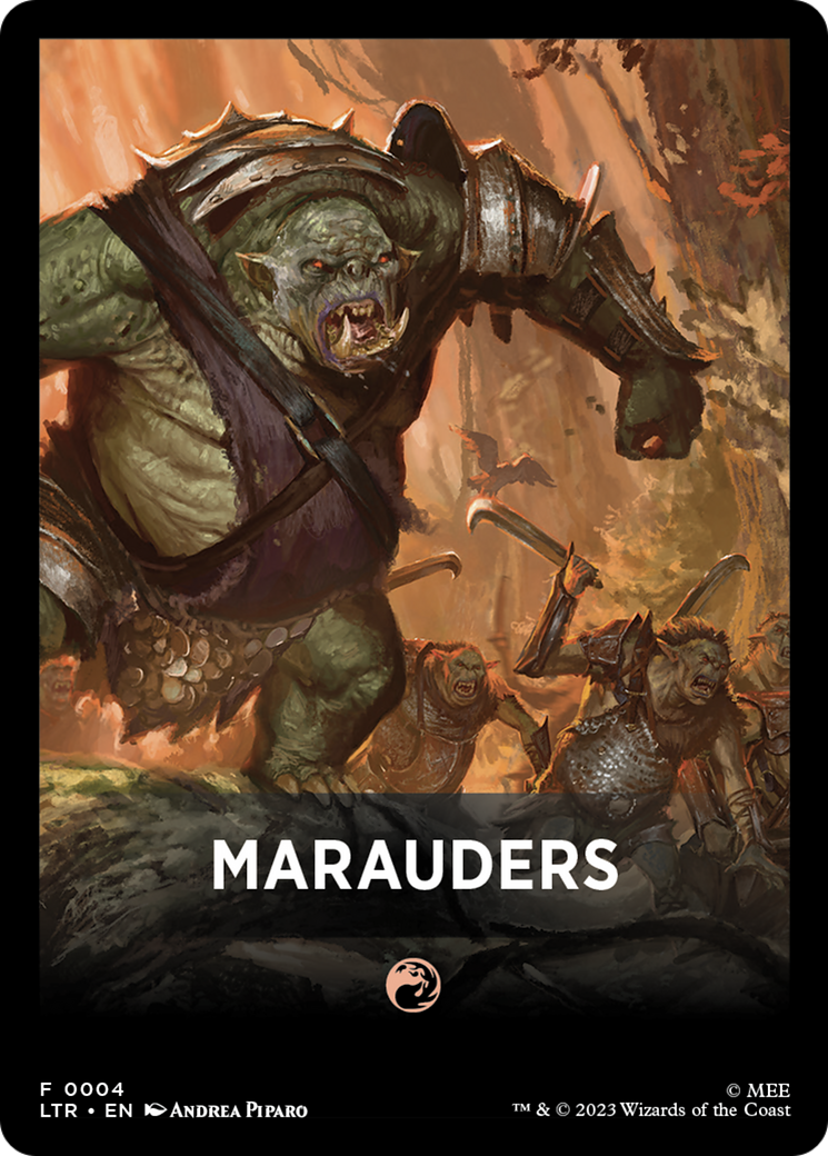 Marauders Theme Card [The Lord of the Rings: Tales of Middle-Earth Tokens] - Magic: The Gathering - Card Brawlers | Quebec | Canada |