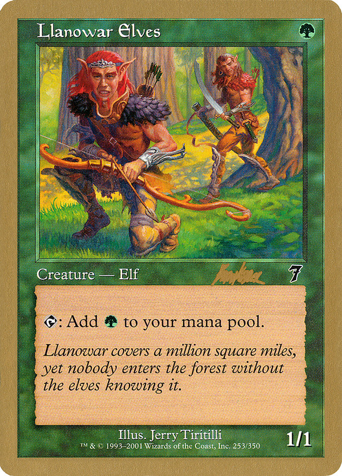 Llanowar Elves (Brian Kibler) [World Championship Decks 2002] - Magic: The Gathering - Card Brawlers | Quebec | Canada |