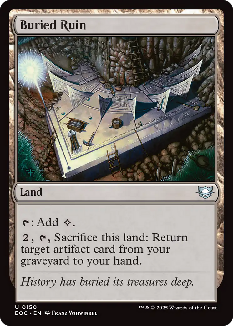Buried Ruin [Edge of Eternities Commander] - Magic: The Gathering - Card Brawlers | Quebec | Canada |