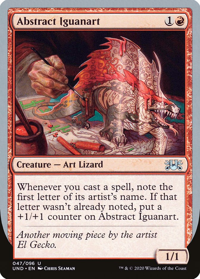 Abstract Iguanart [Unsanctioned] - Magic: The Gathering - Card Brawlers | Quebec | Canada |