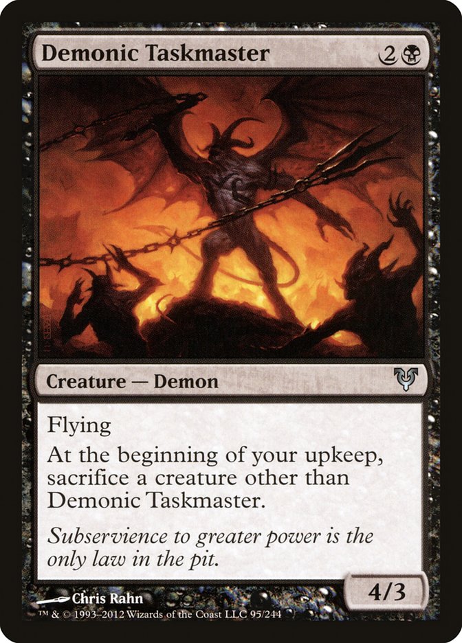 Demonic Taskmaster [Avacyn Restored] - Magic: The Gathering - Card Brawlers | Quebec | Canada |