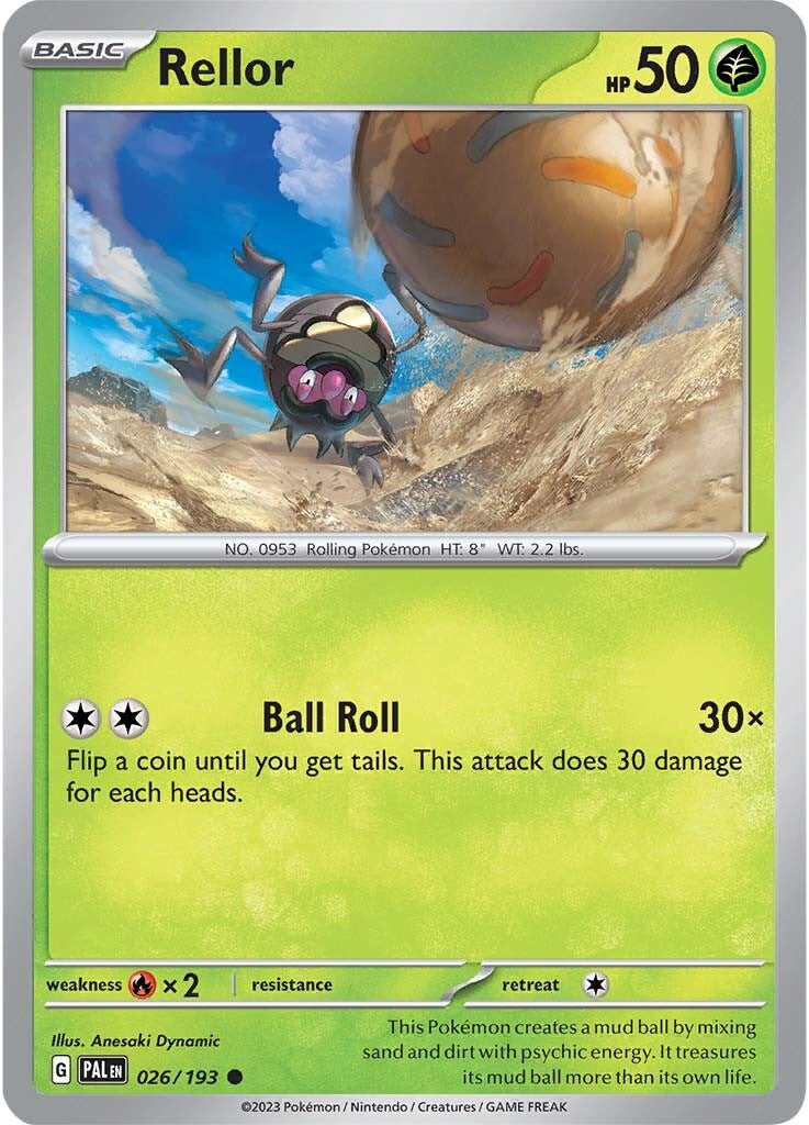 Rellor (026/193) [Scarlet & Violet: Paldea Evolved] - Pokémon - Card Brawlers | Quebec | Canada |