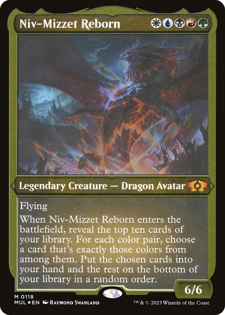 Niv-Mizzet Reborn (Foil Etched) [Multiverse Legends] - Magic: The Gathering - Card Brawlers | Quebec | Canada |