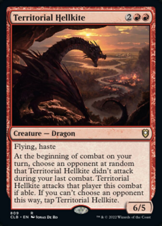 Territorial Hellkite [Commander Legends: Battle for Baldur's Gate] - Magic: The Gathering - Card Brawlers | Quebec | Canada |
