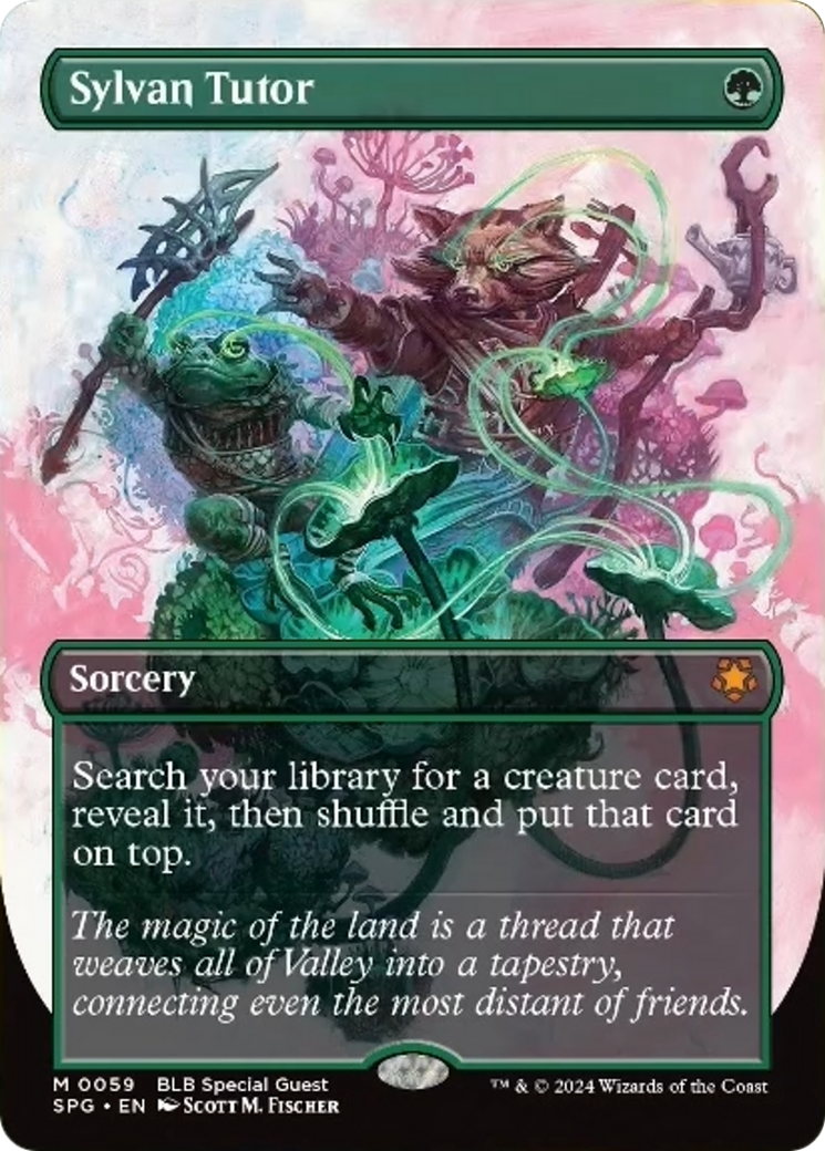 Sylvan Tutor (Borderless) [Bloomburrow Special Guests] - Magic: The Gathering - Card Brawlers | Quebec | Canada |