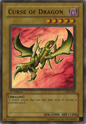 Malédiction du Dragon [LOB-066] Super Rare 