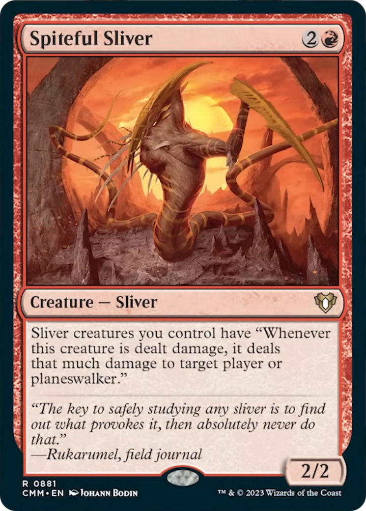 Spiteful Sliver [Commander Masters] - Magic: The Gathering - Card Brawlers | Quebec | Canada |