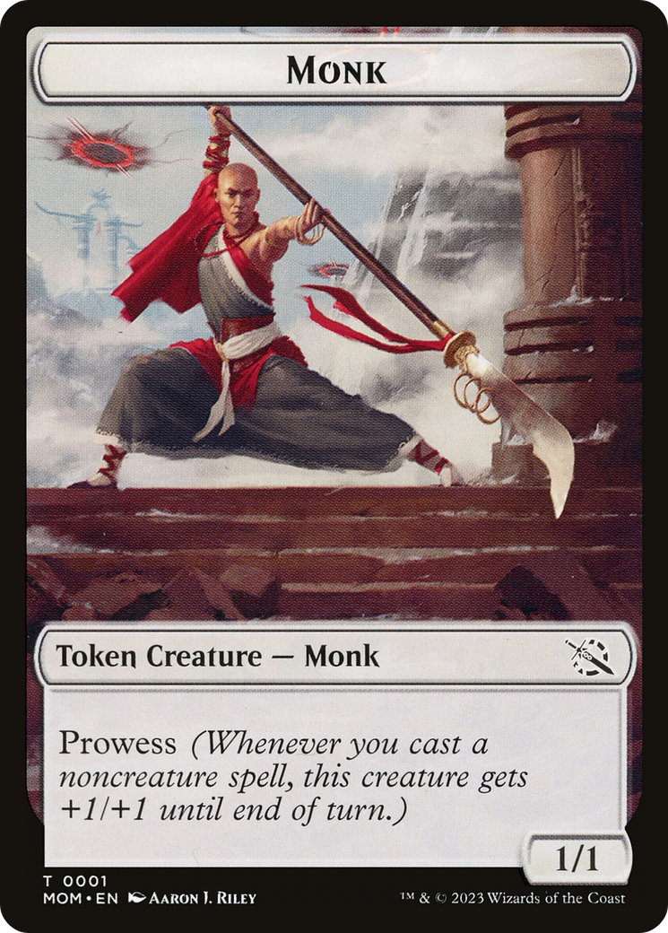Monk // Phyrexian Saproling Double-Sided Token [March of the Machine Tokens] - Magic: The Gathering - Card Brawlers | Quebec | Canada |