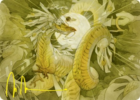 Brilliant Restoration Art Card (Gold-Stamped Signature) [Kamigawa: Neon Dynasty Art Series] - Magic: The Gathering - Card Brawlers | Quebec | Canada |