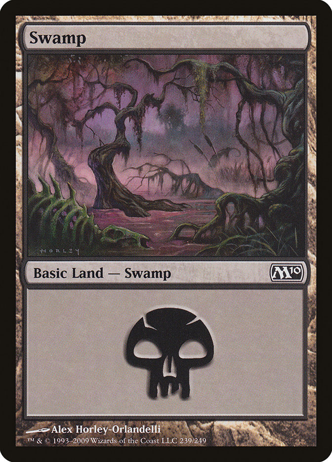Swamp (239) [Magic 2010] - Magic: The Gathering - Card Brawlers | Quebec | Canada |