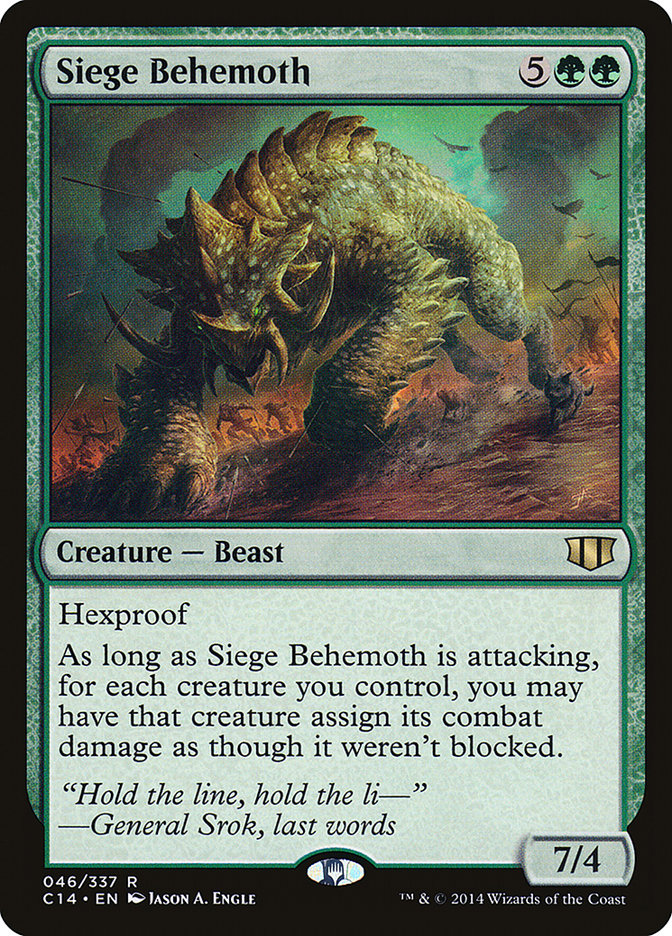 Siege Behemoth [Commander 2014] - Magic: The Gathering - Card Brawlers | Quebec | Canada |