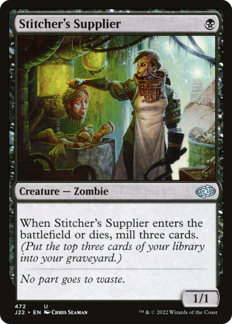 Stitcher's Supplier (472) [Jumpstart 2022] - Magic: The Gathering - Card Brawlers | Quebec | Canada |