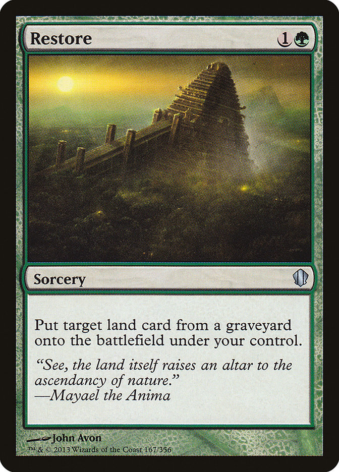Restore [Commander 2013] - Magic: The Gathering - Card Brawlers | Quebec | Canada |