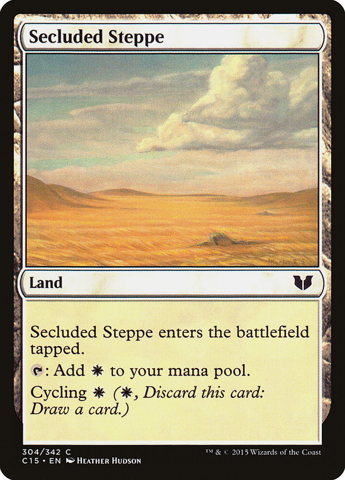 Secluded Steppe [Commander 2015] - Magic: The Gathering - Card Brawlers | Quebec | Canada |