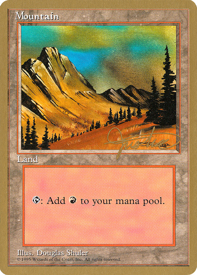 Mountain (mj375) (Mark Justice) [Pro Tour Collector Set] - Magic: The Gathering - Card Brawlers | Quebec | Canada |