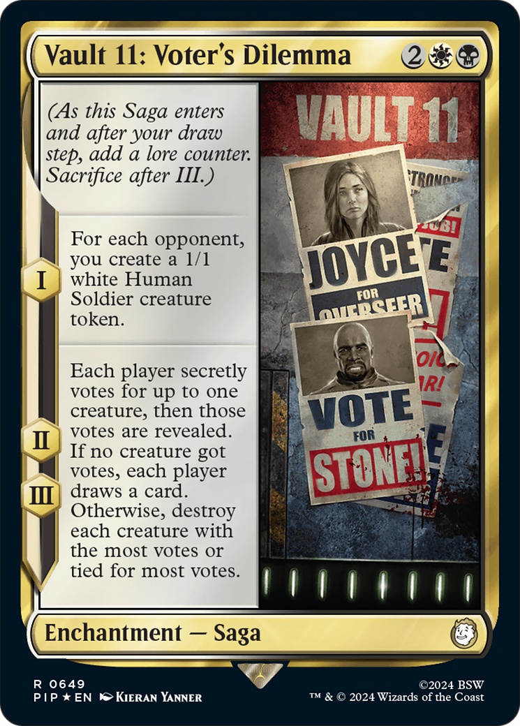 Vault 11: Voter's Dilemna (Surge Foil) [Fallout] - Magic: The Gathering - Card Brawlers | Quebec | Canada |