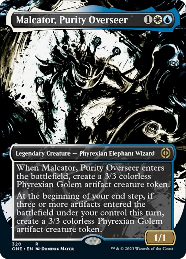 Malcator, Purity Overseer (Borderless Ichor) [Phyrexia: All Will Be One] - Magic: The Gathering - Card Brawlers | Quebec | Canada |