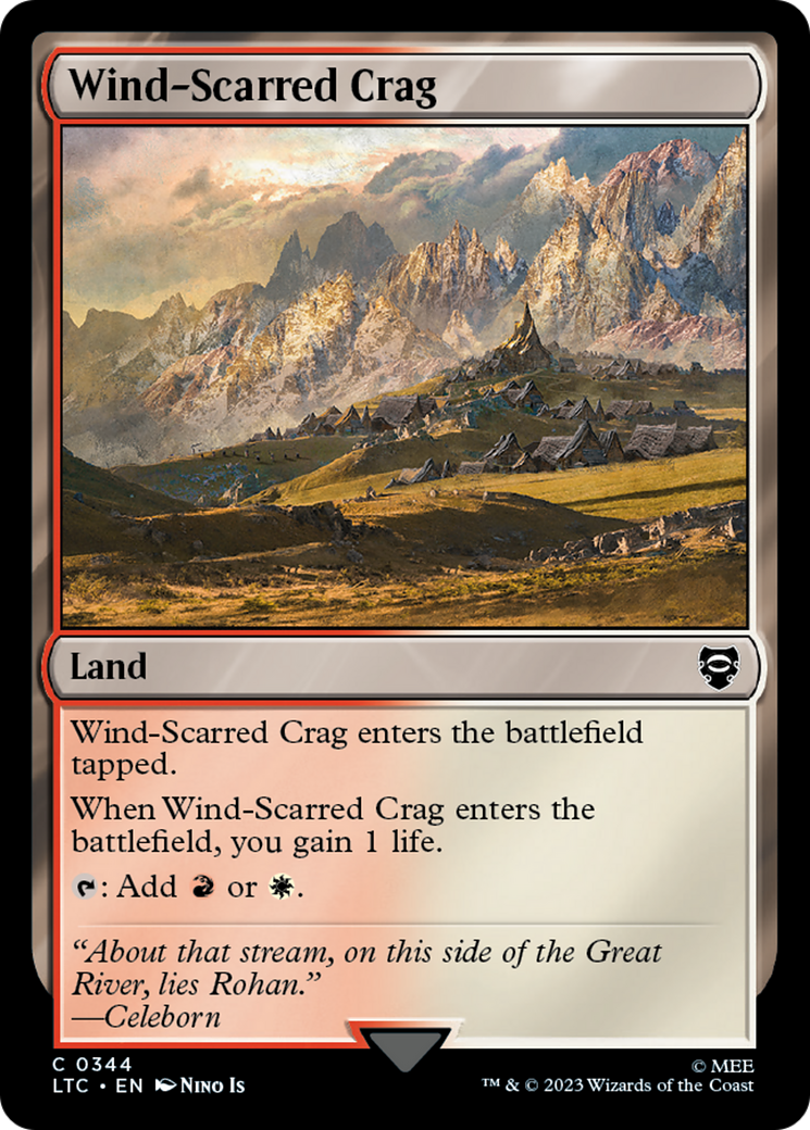 Wind-Scarred Crag [The Lord of the Rings: Tales of Middle-Earth Commander] - Magic: The Gathering - Card Brawlers | Quebec | Canada |