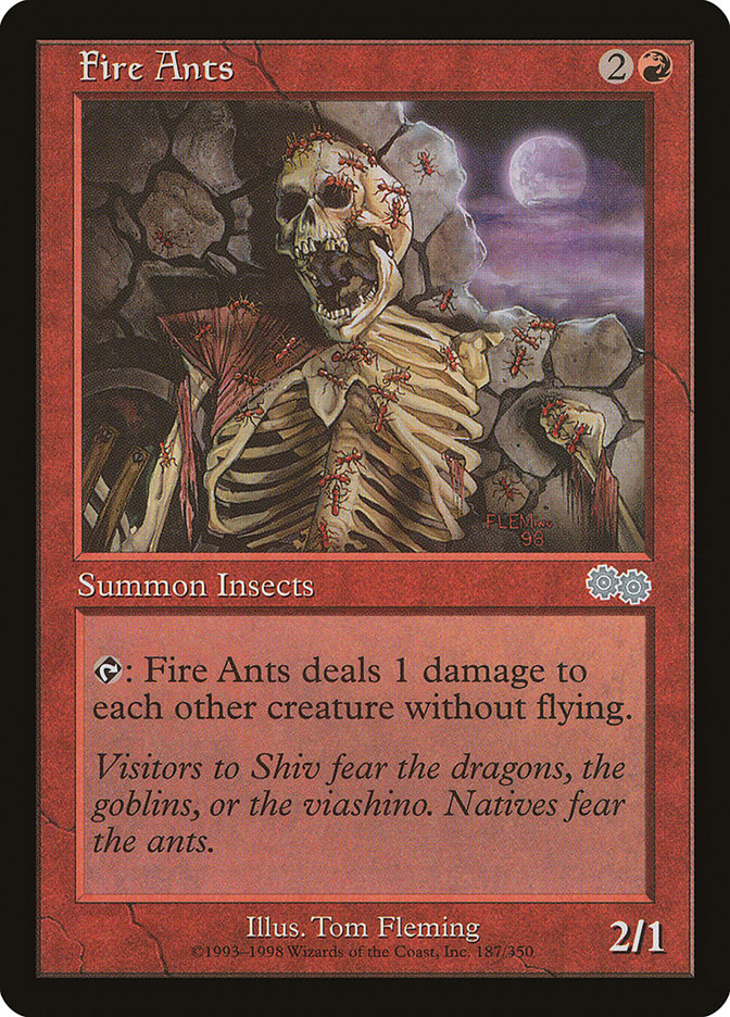 Fire Ants [Urza's Saga] - Magic: The Gathering - Card Brawlers | Quebec | Canada |