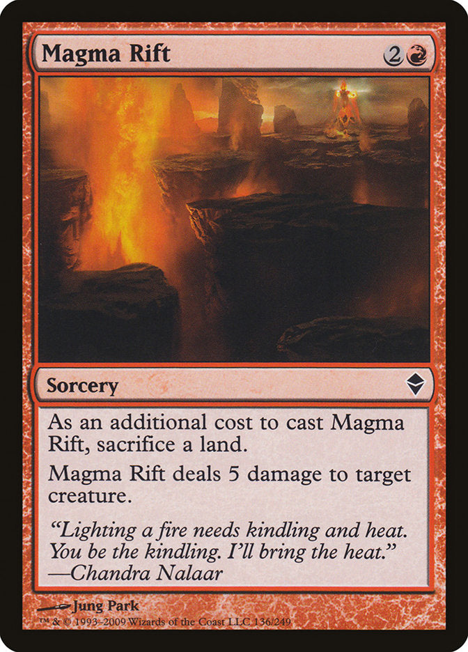 Magma Rift [Zendikar] - Magic: The Gathering - Card Brawlers | Quebec | Canada |