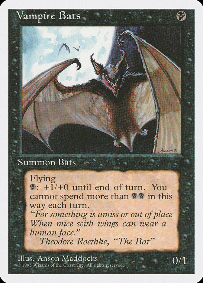 Vampire Bats [Fourth Edition] - Magic: The Gathering - Card Brawlers | Quebec | Canada |