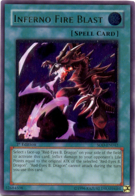 Inferno Fire Blast [SOD-EN042] Ultimate Rare - Yu-Gi-Oh! - Card Brawlers | Quebec | Canada |