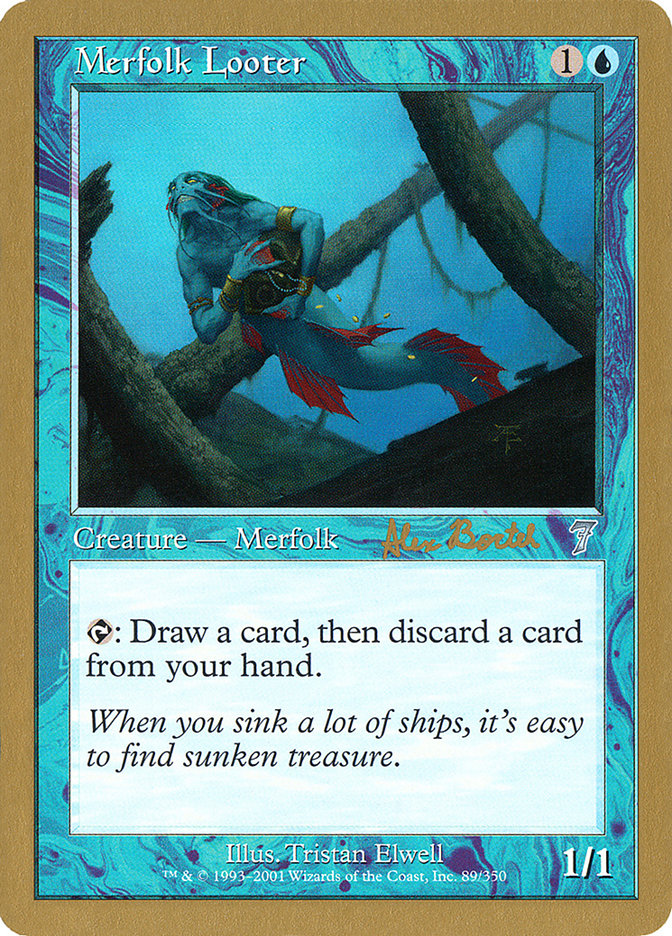 Merfolk Looter (Alex Borteh) [World Championship Decks 2001] - Magic: The Gathering - Card Brawlers | Quebec | Canada |
