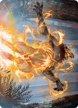 Burn the Accursed Art Card (Gold-Stamped Signature) [Innistrad: Midnight Hunt Art Series] - Magic: The Gathering - Card Brawlers | Quebec | Canada |