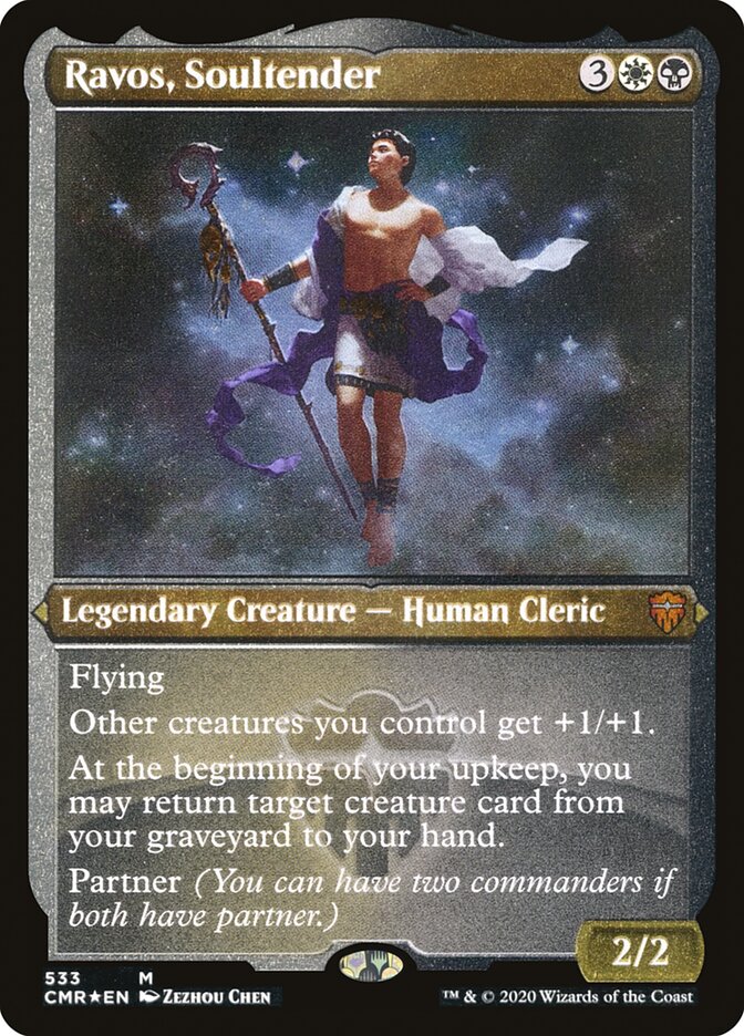Ravos, Soultender (Etched) [Commander Legends] - Magic: The Gathering - Card Brawlers | Quebec | Canada |