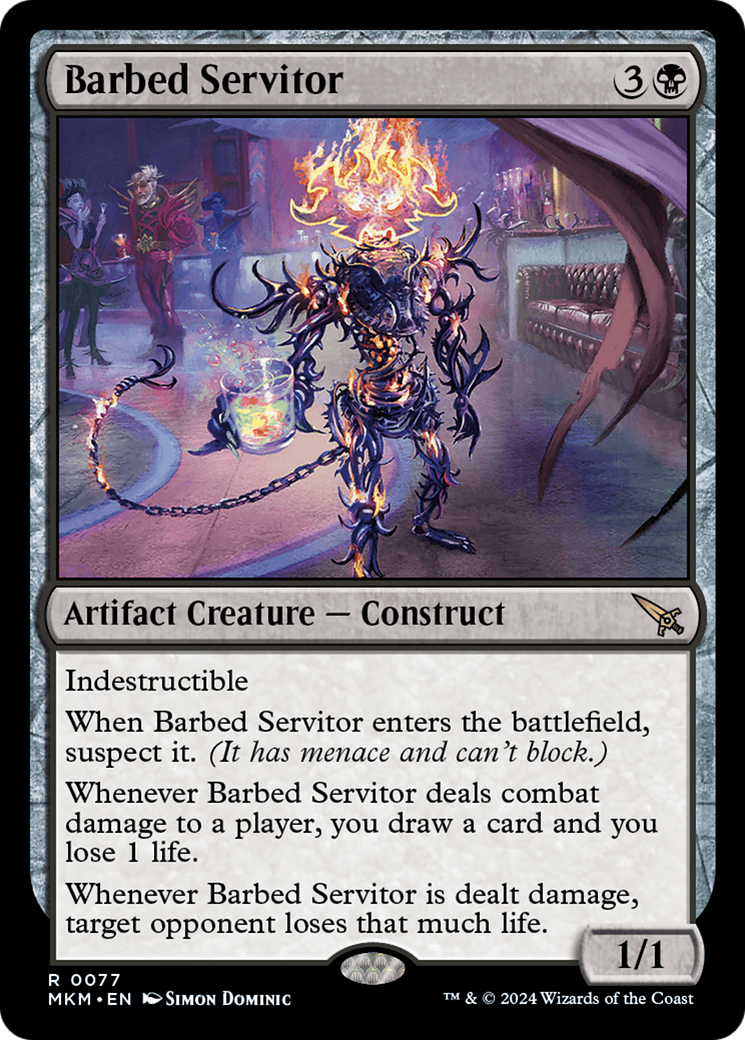 Barbed Servitor [Murders at Karlov Manor] - Magic: The Gathering - Card Brawlers | Quebec | Canada |