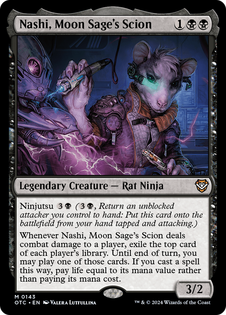 Nashi, Moon Sage's Scion [Outlaws of Thunder Junction Commander] - Magic: The Gathering - Card Brawlers | Quebec | Canada |