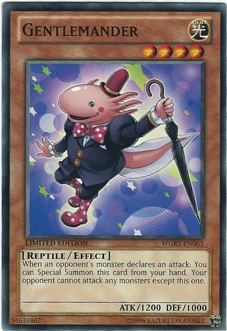 Gentlemander [WGRT-EN063] Common - Yu-Gi-Oh! - Card Brawlers | Quebec | Canada |
