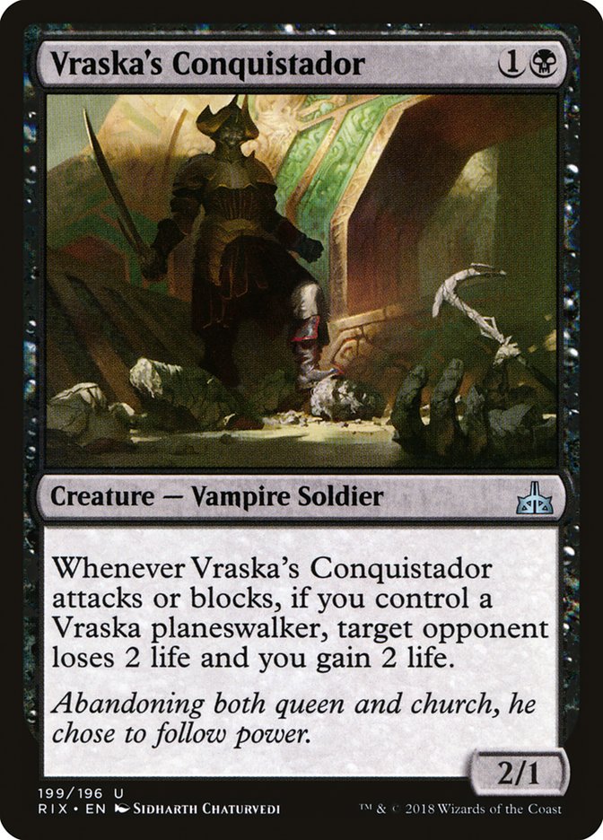 Vraska's Conquistador [Rivals of Ixalan] - Magic: The Gathering - Card Brawlers | Quebec | Canada |
