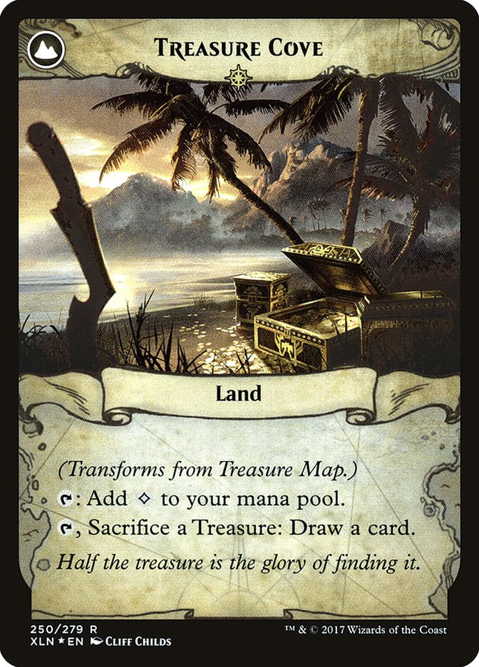 Treasure Map // Treasure Cove [Ixalan Prerelease Promos] - Magic: The Gathering - Card Brawlers | Quebec | Canada |