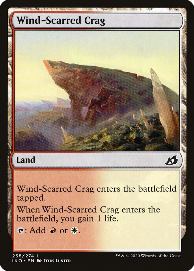 Wind-Scarred Crag [Ikoria: Lair of Behemoths] - Magic: The Gathering - Card Brawlers | Quebec | Canada |