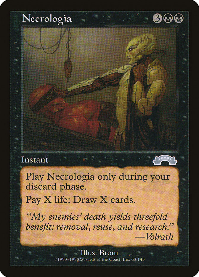Necrologia [Exodus] - Magic: The Gathering - Card Brawlers | Quebec | Canada |