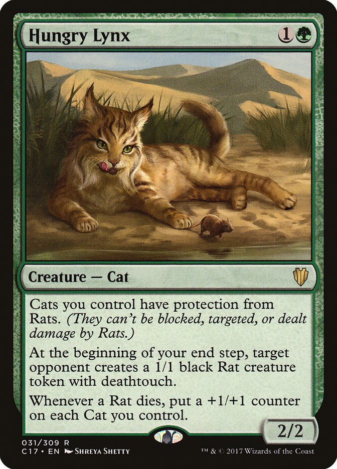Hungry Lynx [Commander 2017] - Magic: The Gathering - Card Brawlers | Quebec | Canada |