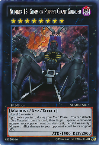 Number 15: Gimmick Puppet Giant Grinder [NUMH-EN027] Secret Rare - Yu-Gi-Oh! - Card Brawlers | Quebec | Canada |