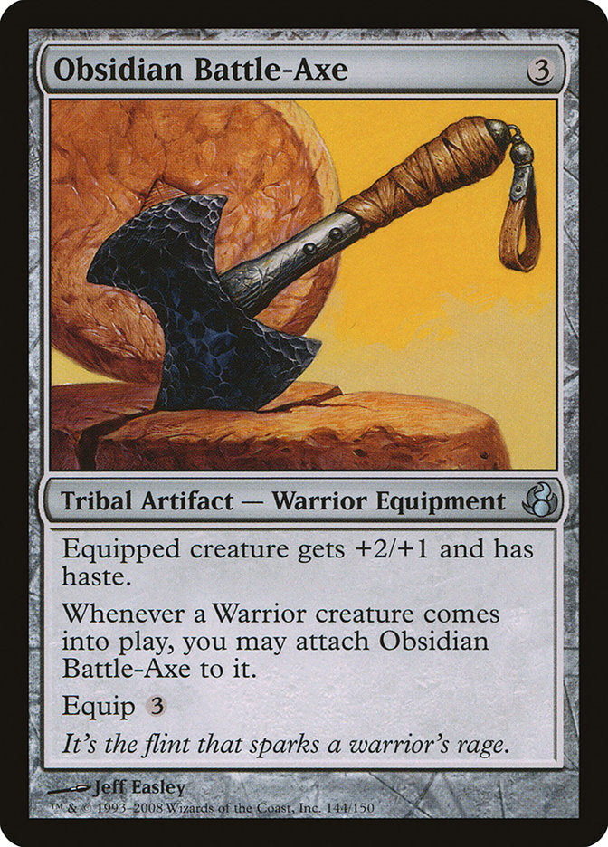 Obsidian Battle-Axe [Morningtide] - Magic: The Gathering - Card Brawlers | Quebec | Canada |